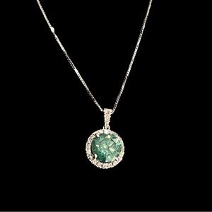 Rare Blue Diamond, Cut Diamond Pendant - 2.58 Carat